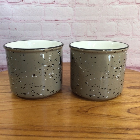 NRA ILA Tan and Black Speckled Ceramic Mugs - Set of 2 - Picture 2 of 6